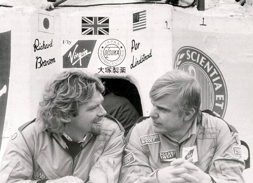 Picture of Richard Branson and Per Lindstrand
